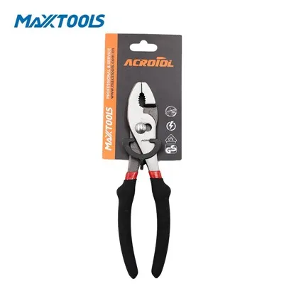 Protruding Shoulders Slip Joint Plier Vinyl Grip