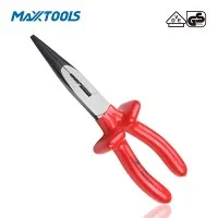 انبر دماغه بلند VDE با دسته فرو بردن