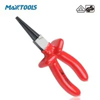 انبر دماغه گرد VDE با دسته فرو بردن